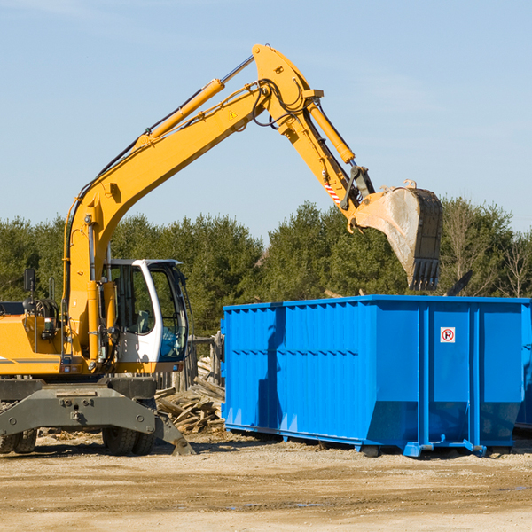 are there any restrictions on where a residential dumpster can be placed in Chelsea ME